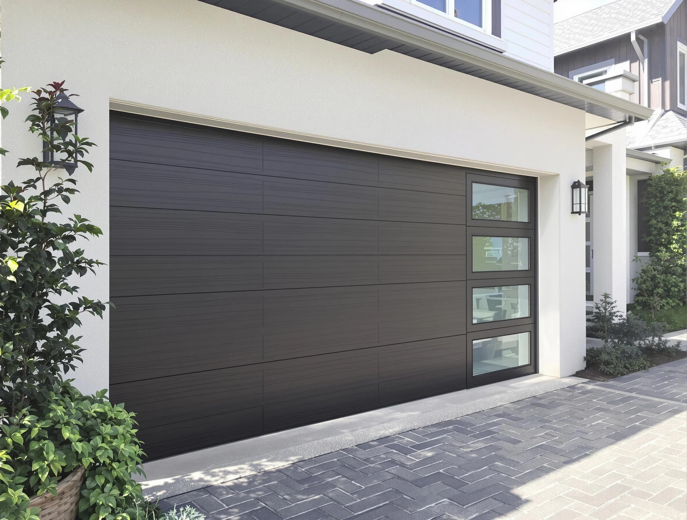 Custom garage door installation by Providence Garage Door Repair in Providence
