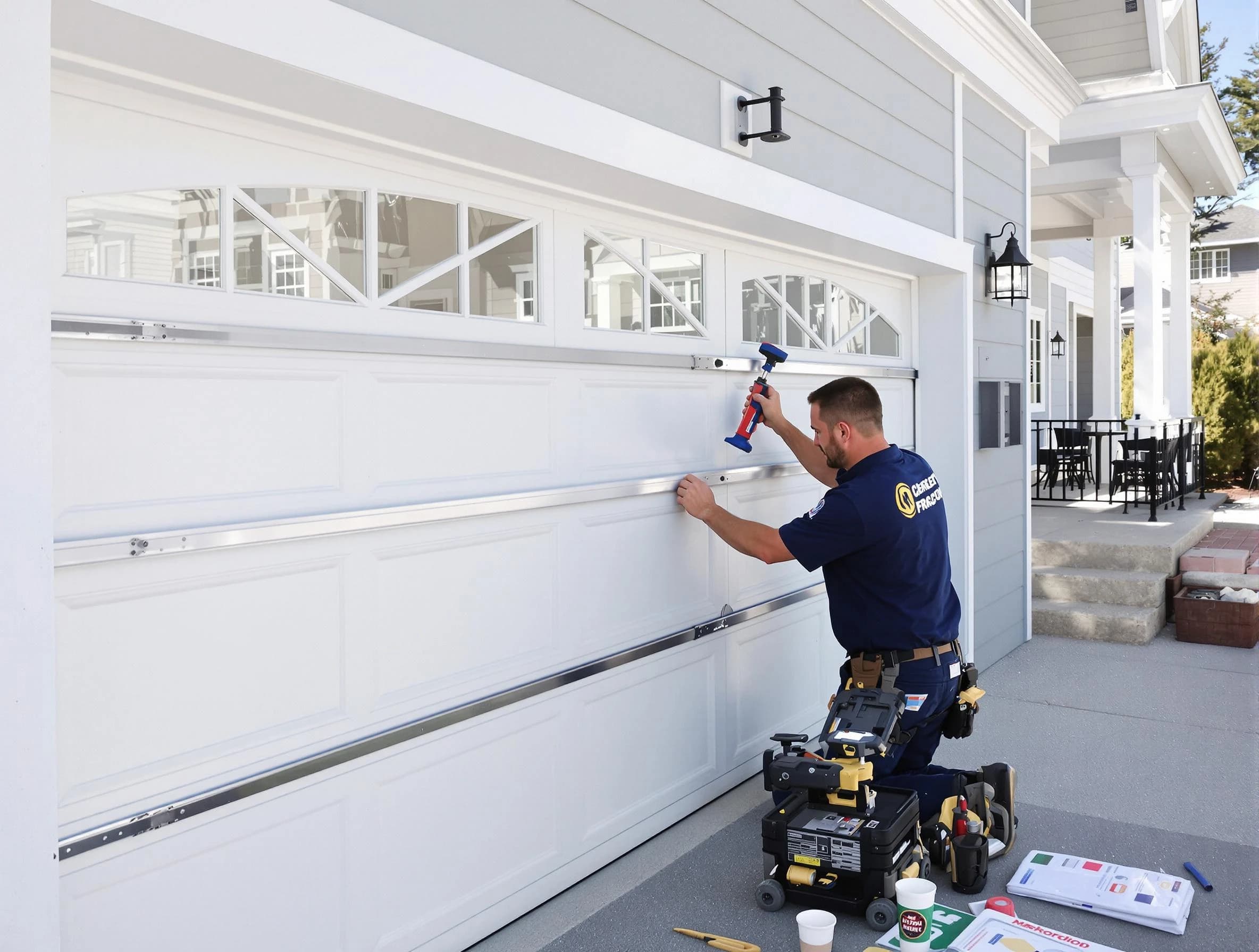 Professional garage door installation by Providence Garage Door Repair in Providence