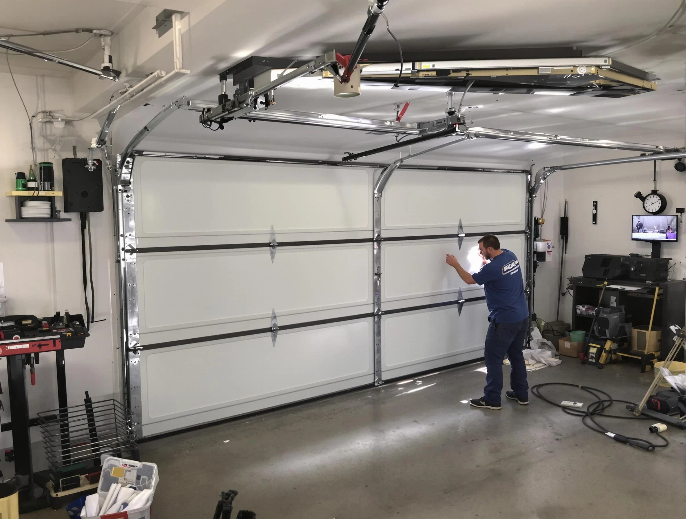 Professional garage door repair service by Providence Garage Door Repair in Providence