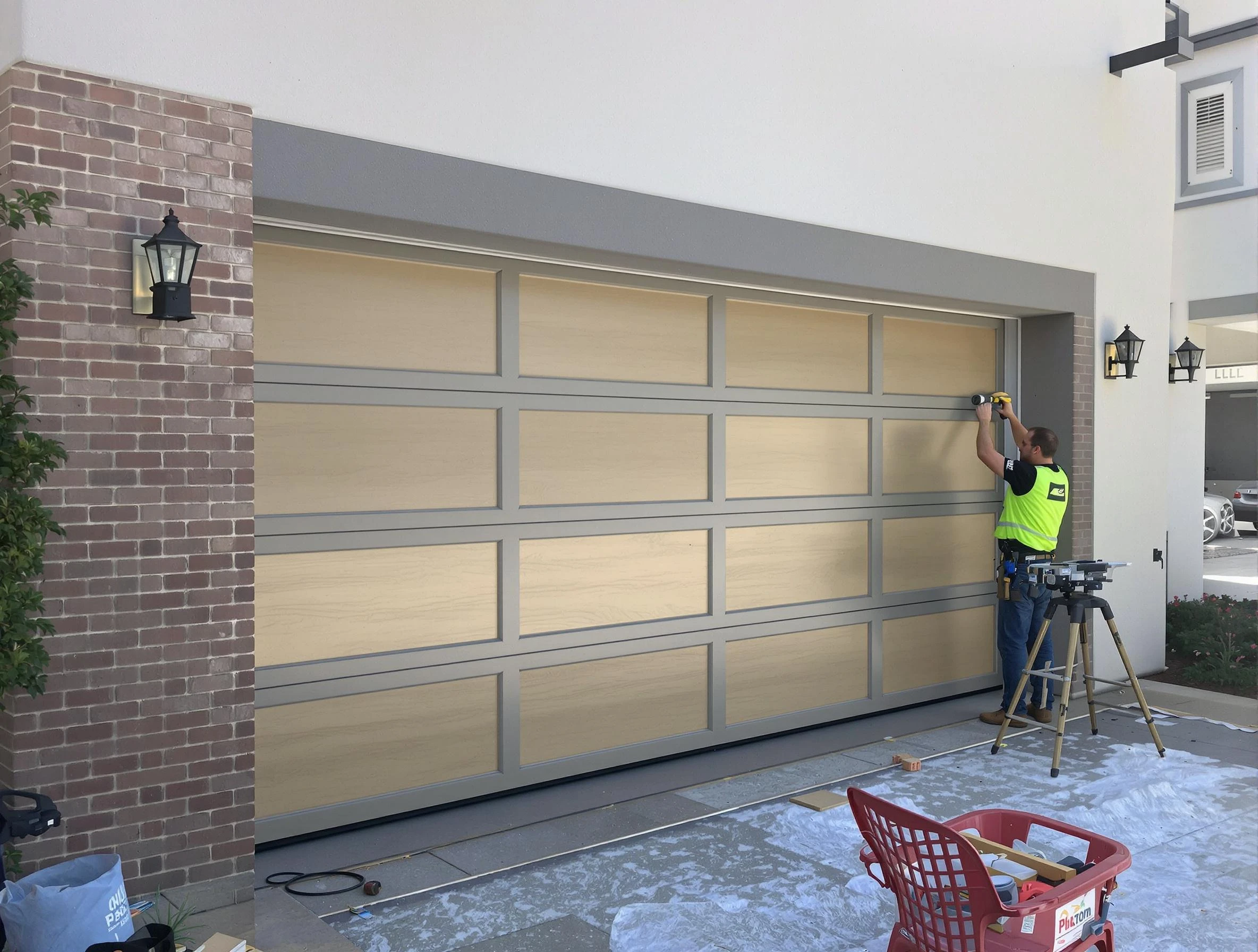Garage door replacement service by Providence Garage Door Repair in Providence