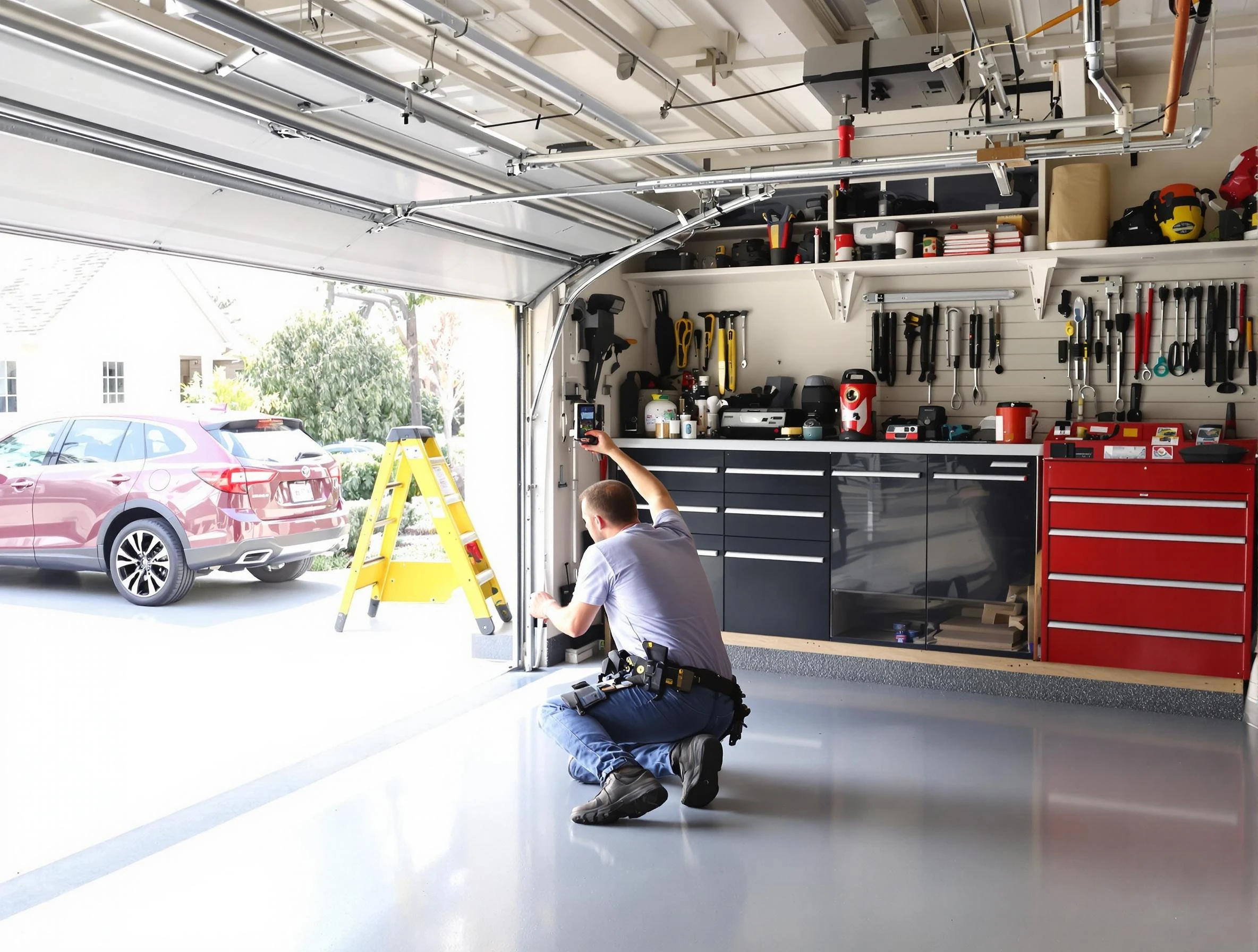 Local garage door repair service by Providence Garage Door Repair in Providence