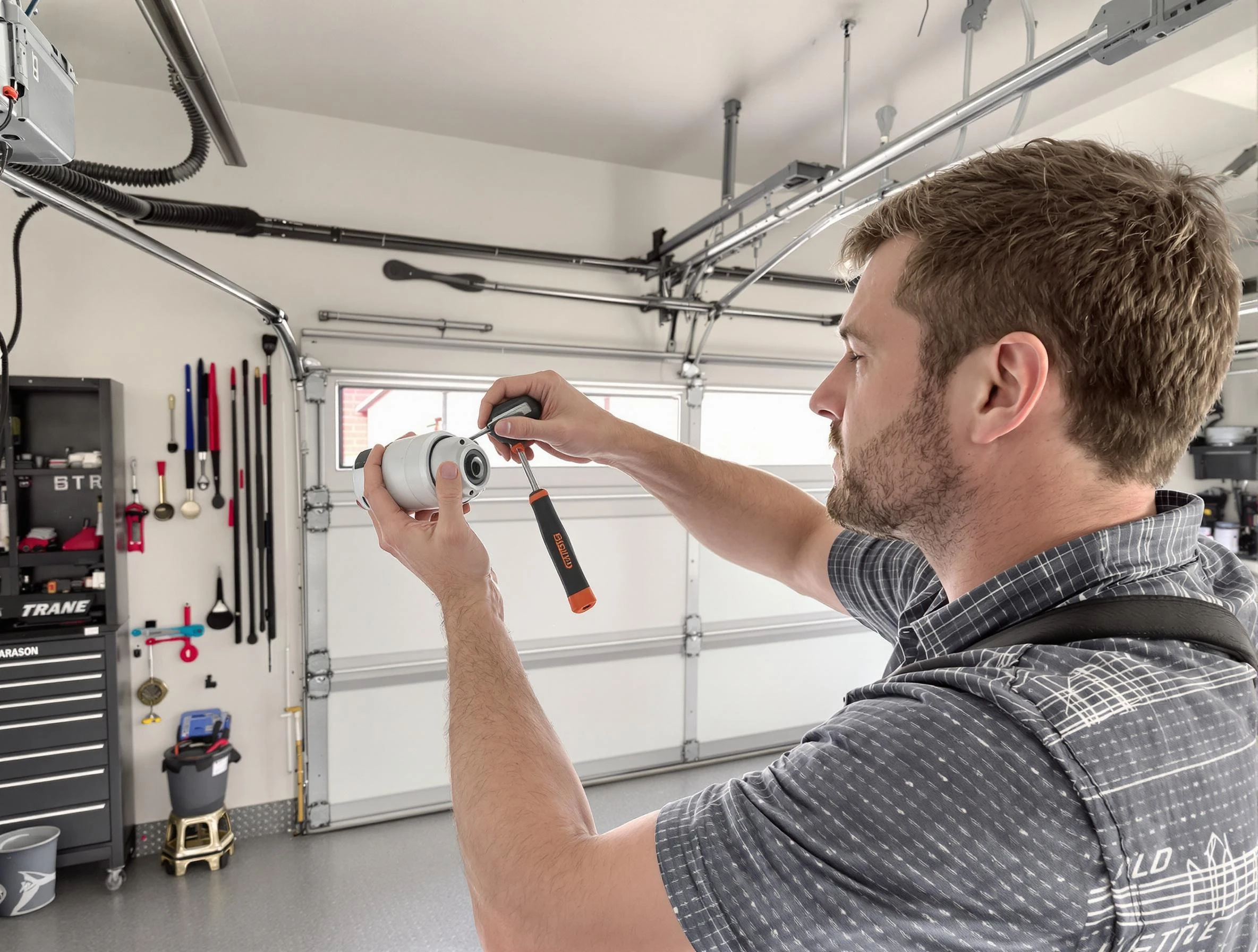 Garage door opener repair service by Providence Garage Door Repair in Providence